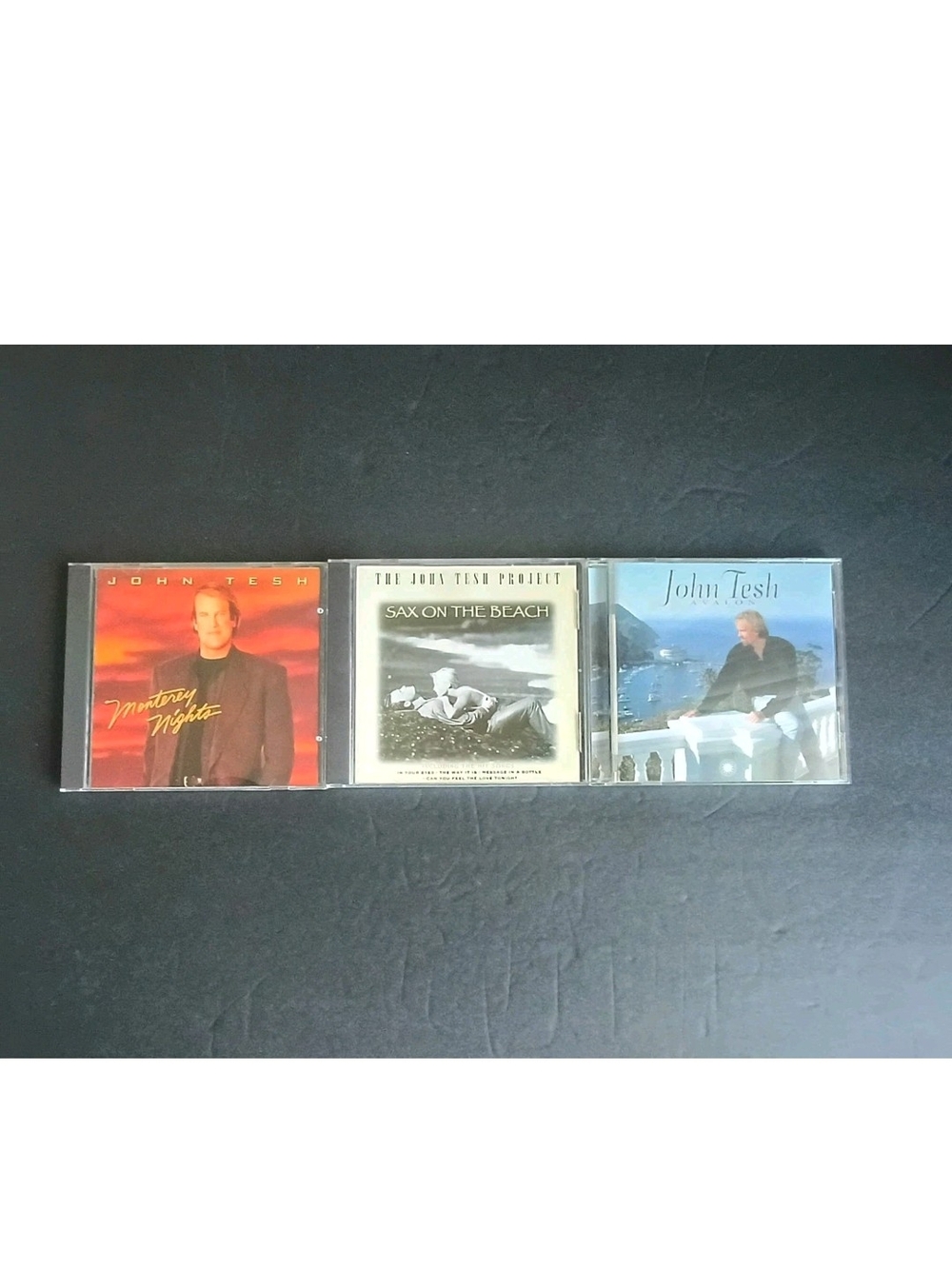 John Tesh CD Music Lot Sax On The Beach , Monterey Nights & Avalon Lot Of 3